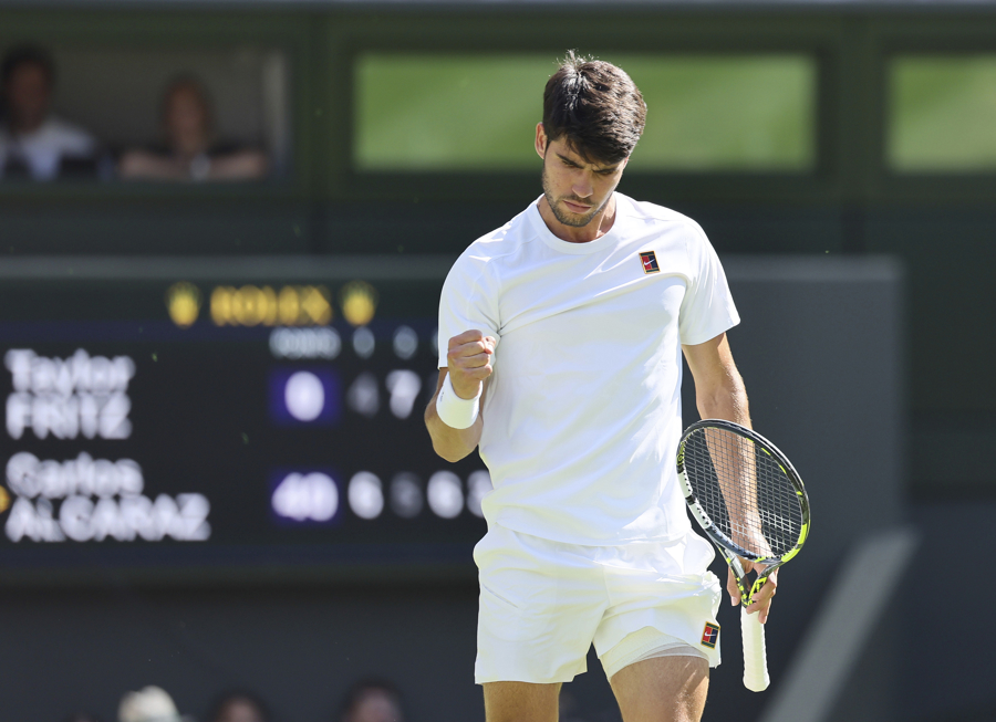 包含温网力克蒙特卡洛大师赛，阿尔卡拉斯状态火热的词条
